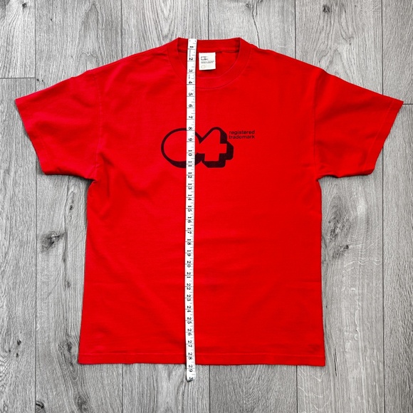 Fourstar Clothing Crewneck T-Shirt Men’s Size Large Red Vintage Skateboards Y2k - Picture 9 of 10